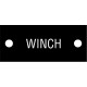 20932 - Cable tag. 'WINCH'. (5pcs)